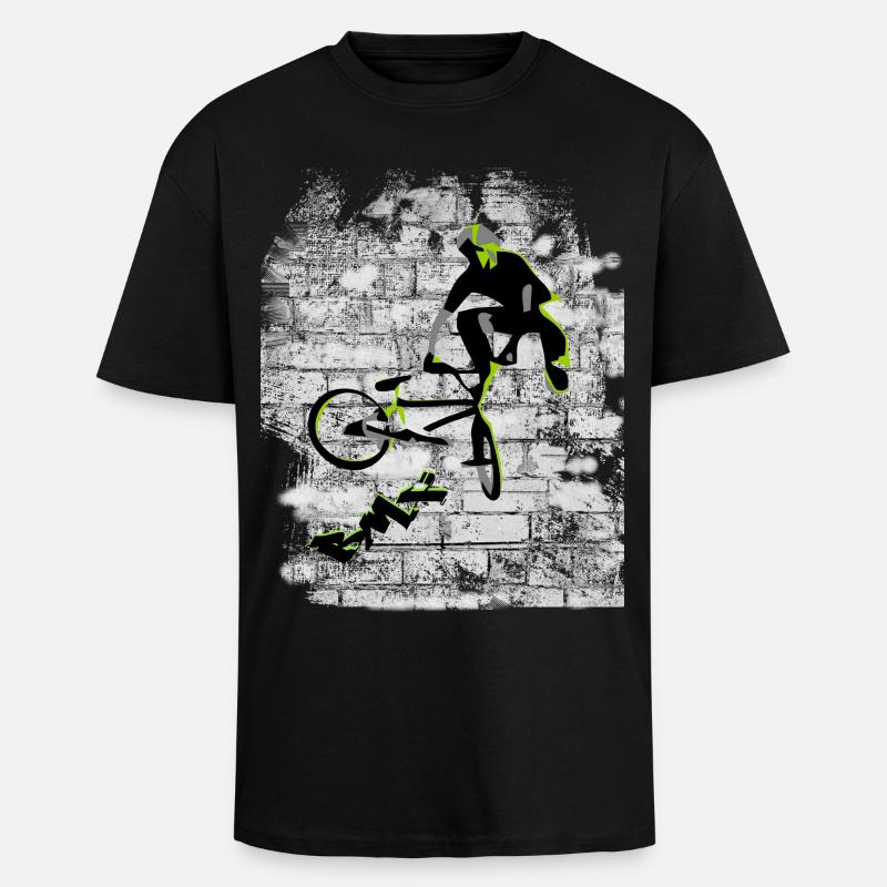 BMX - T-shirt unisexe oversize épais - noir