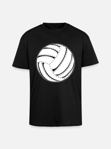 Volley-ball - T-shirt unisexe oversize épais - noir