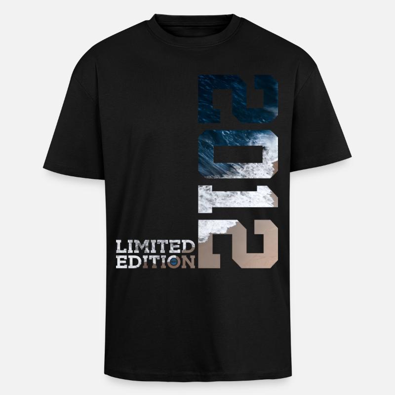 14E ANNIVERSAIRE ÉDITION LIMITÉE 2012 - T-shirt unisexe oversize épais - noir