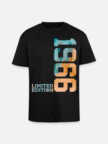 60E ANNIVERSAIRE ÉDITION LIMITÉE 1966 - T-shirt unisexe oversize épais - noir