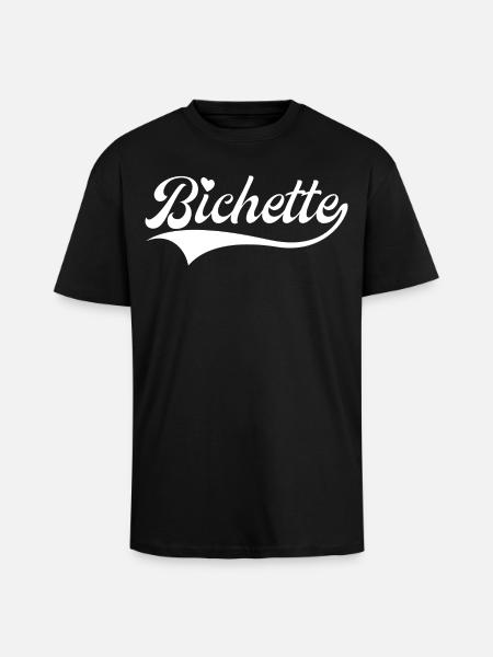 Bichette Petit Surnom Mignon - T-shirt unisexe oversize épais - noir