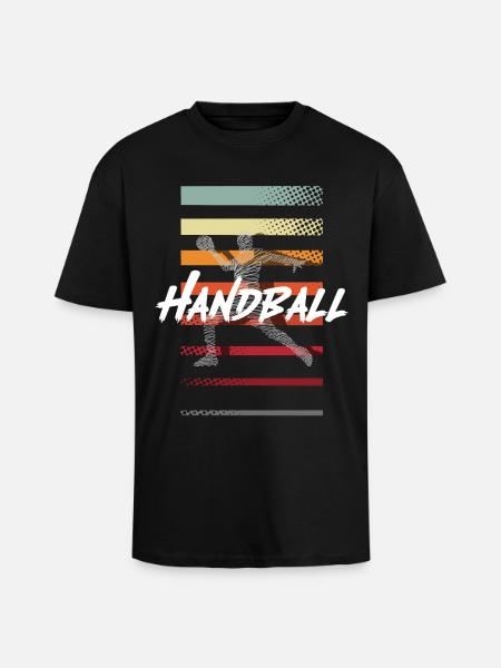 Handball Handballeur - T-shirt unisexe oversize épais - noir