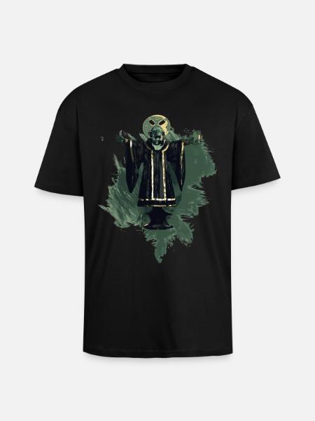 Munich retro look stylish - Unisex Oversized Heavyweight T-shirt - black