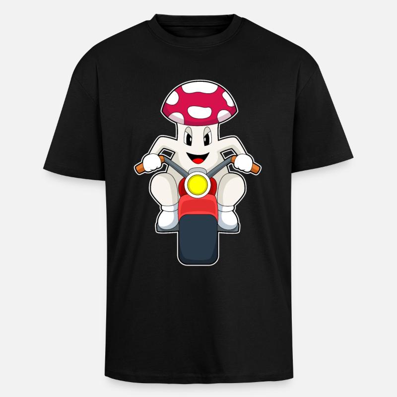 Pilz Motorrad - Oversized Heavyweight Unisex T-Shirt - Schwarz