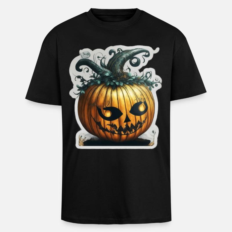 gresskar - Unisex oversized t-skjorte i kraftig kvalitet - svart