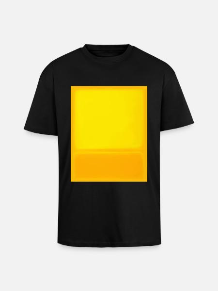 Rothko style in digital colors - Unisex Oversized Heavyweight T-shirt - black