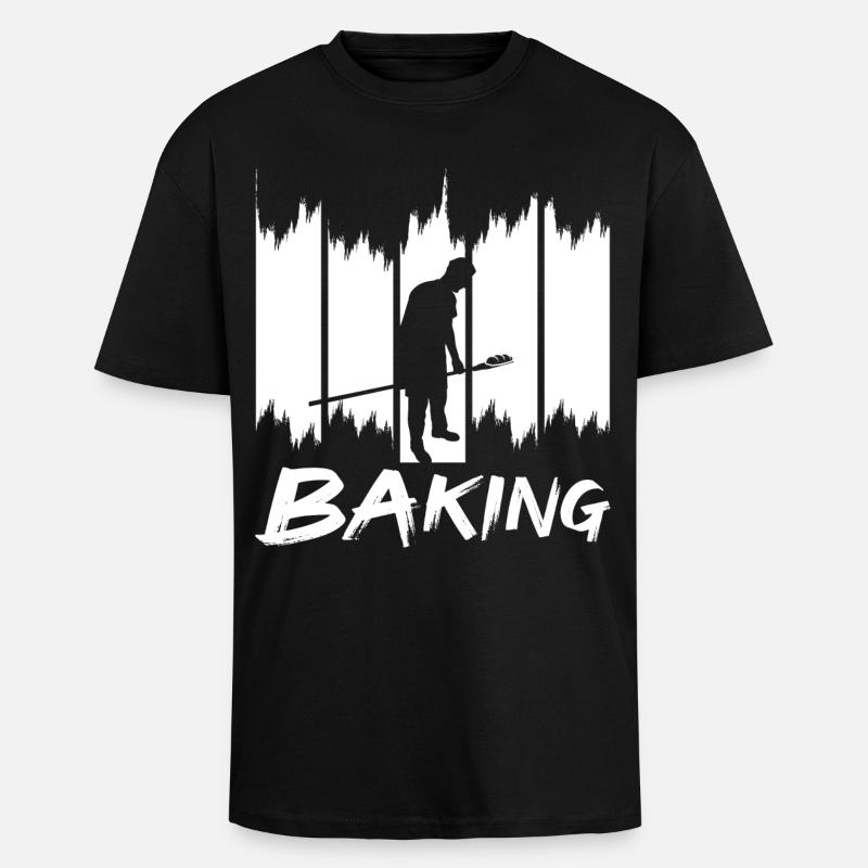 Fun Baking - Unisex Oversized Heavyweight T-shirt - black