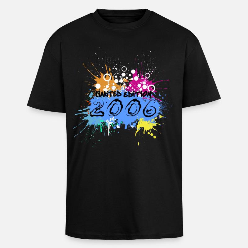 Colour explosion Limited Edition 2006 - Unisex Oversized Heavyweight T-shirt - black
