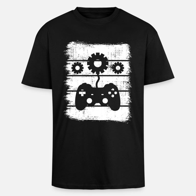 Game Design - Oversized Heavyweight Unisex T-Shirt - Schwarz