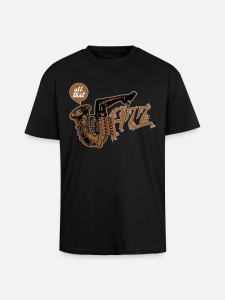 Tout ce jazz - T-shirt unisexe oversize épais - noir