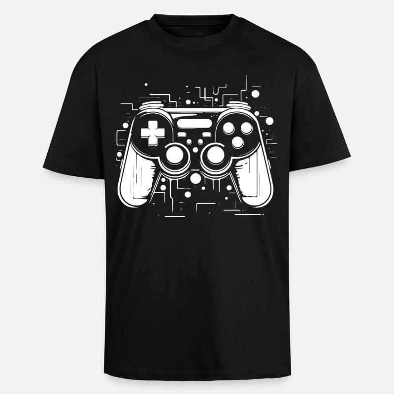 Game Controller - Oversized Heavyweight Unisex T-Shirt - Schwarz