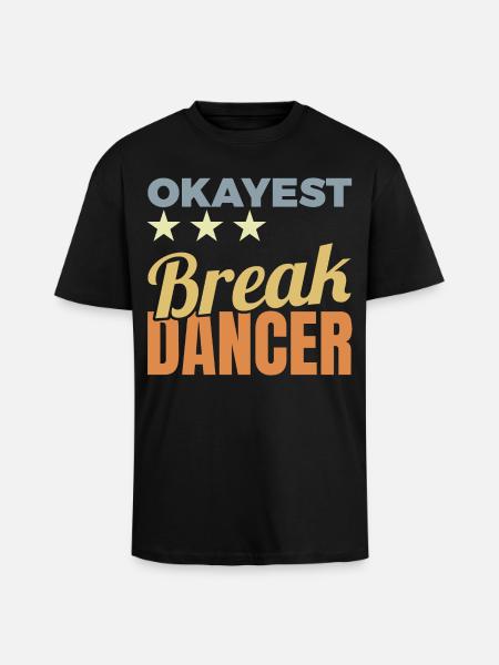 Average Breakdancer - Unisex Oversized Heavyweight T-shirt - black