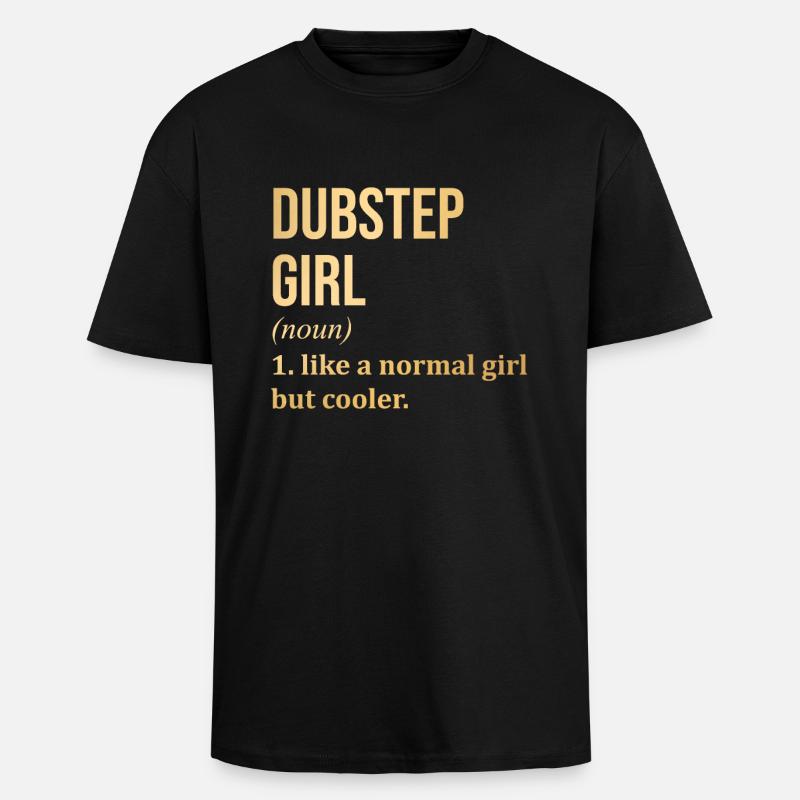 Dubstep - Oversized Heavyweight Unisex T-Shirt - Schwarz