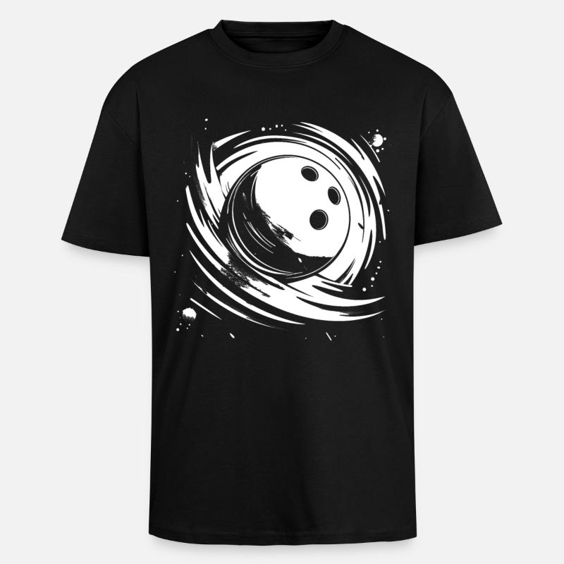 Bowling - Oversized Heavyweight Unisex T-Shirt - Schwarz