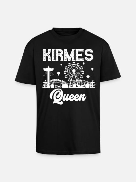 Funfair, Queen, Fair, Fair, Folk Festival - Unisex Oversized Heavyweight T-shirt - black