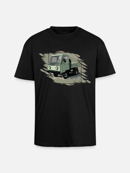 MULTICAR M24 GDR Truck - Unisex Oversized Heavyweight T-shirt - black