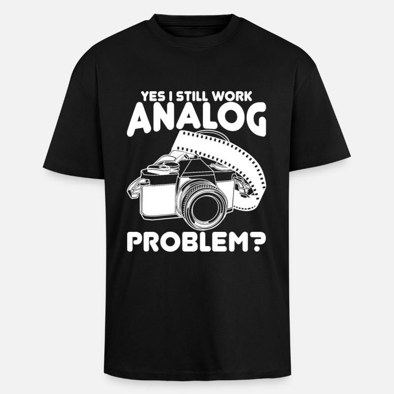 Fotografie Witz - Oversized Heavyweight Unisex T-Shirt - Schwarz