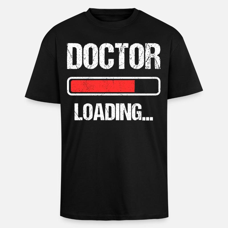 Doctor Loading I - Unisex Oversized Heavyweight T-shirt - black
