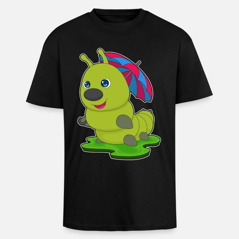 Parapluie Caterpillar - T-shirt unisexe oversize épais - noir