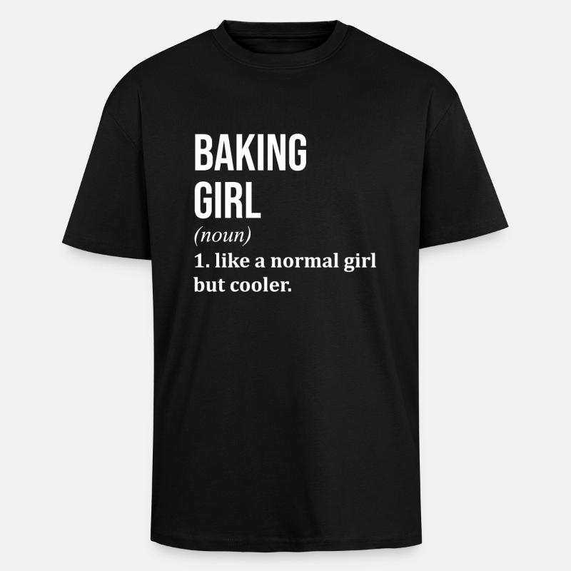 cuisson - T-shirt unisexe oversize épais - noir