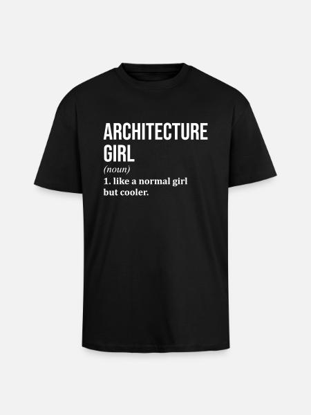Architect - Unisex Oversized Heavyweight T-shirt - black