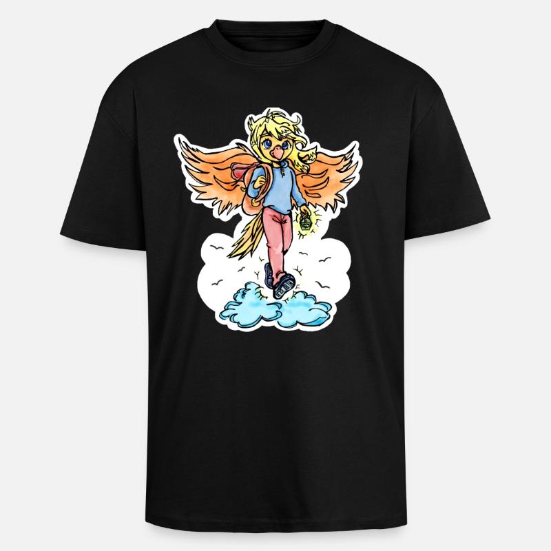 Migration vers le cloud - T-shirt unisexe oversize épais - noir