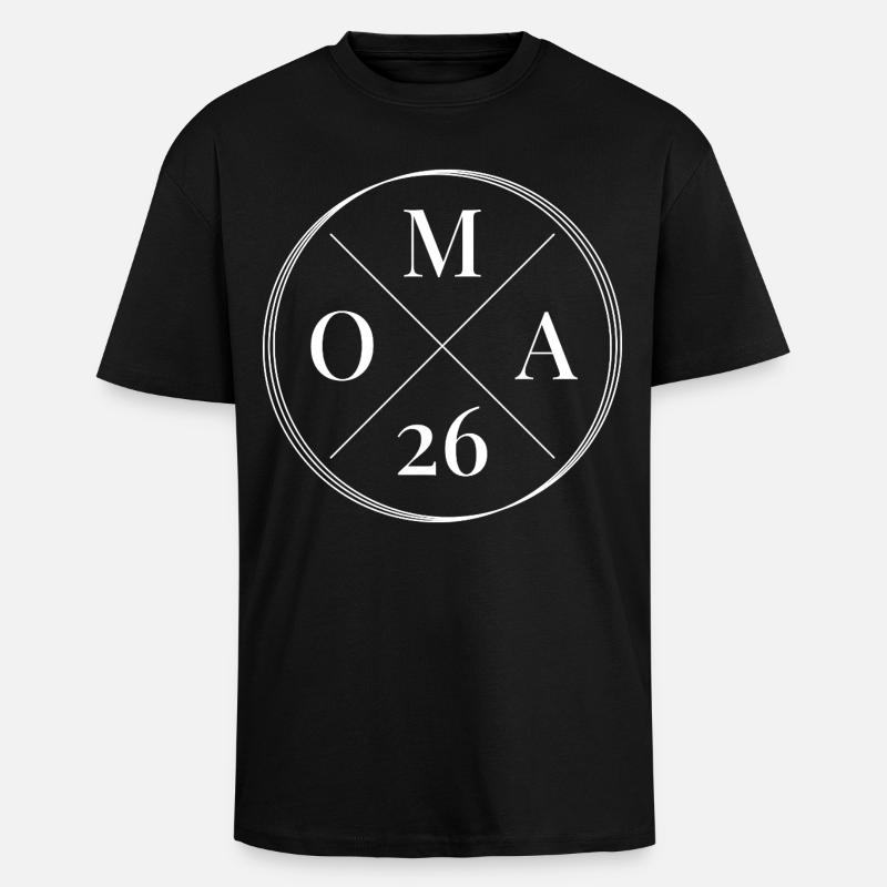 Oma 2026 - Oversized Heavyweight Unisex T-Shirt - Schwarz