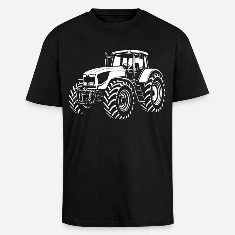Puissance sur le terrain - T-shirt unisexe oversize épais - noir