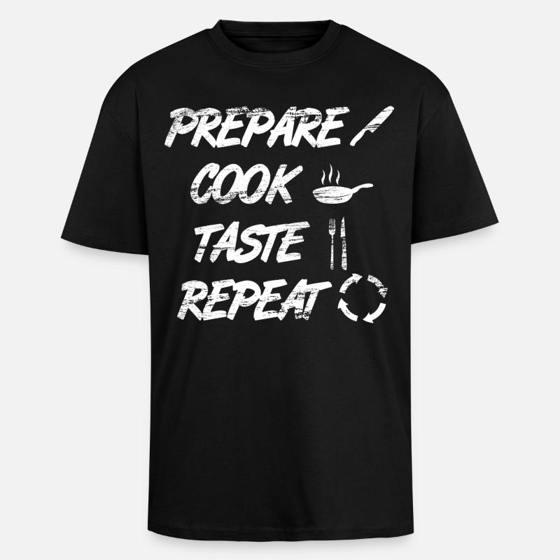 Koch citat - Unisex oversized heavyweight t-shirt - sort