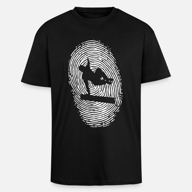 Parkour Sprung - Dynamisches Urban Design - Oversized Heavyweight Unisex T-Shirt - Schwarz