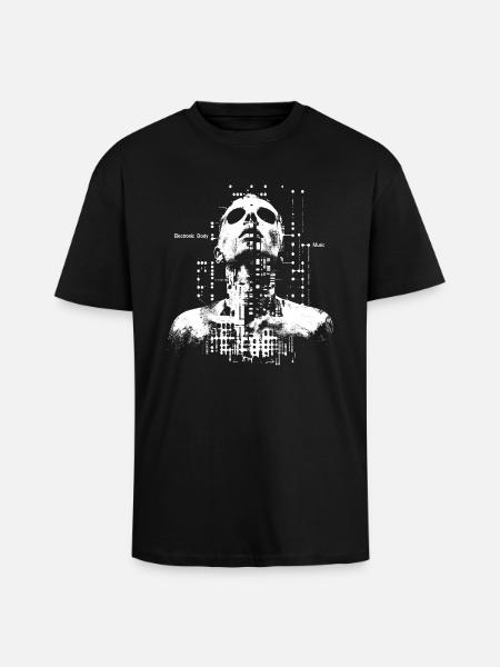 Electronic Body Music - Human - Unisex Oversized Heavyweight T-shirt - black