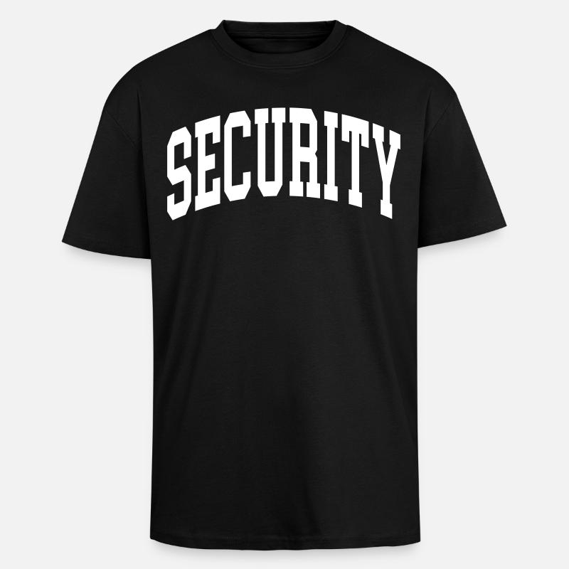 Security - Oversized Heavyweight Unisex T-Shirt - Schwarz