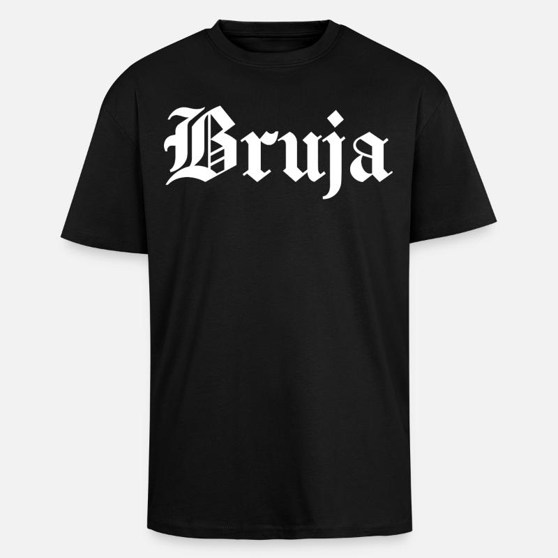 Bruja Hexe Halloween - Oversized Heavyweight Unisex T-Shirt - Schwarz