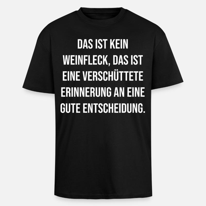 Buried memory: Good decision - Unisex Oversized Heavyweight T-shirt - black
