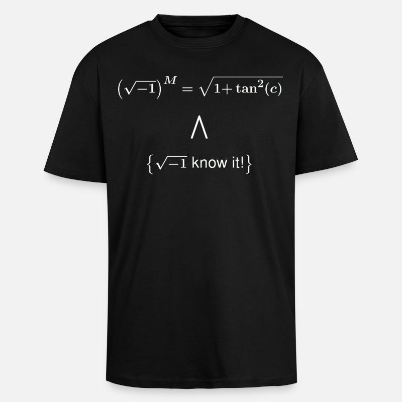 sec_c_know - T-shirt unisexe oversize épais - noir