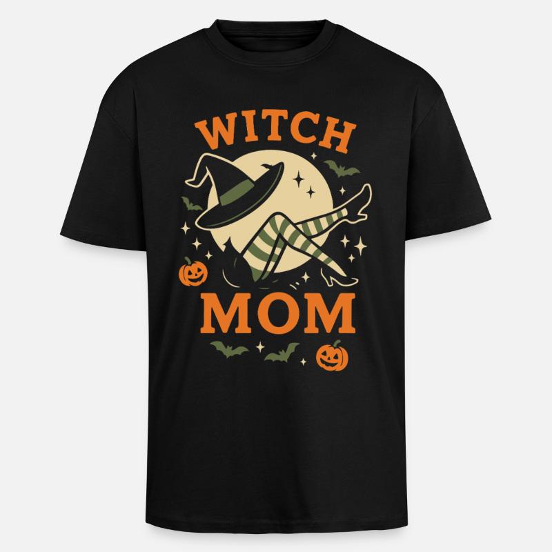 Hexenmutter Lustige Halloween Kostümidee - Oversized Heavyweight Unisex T-Shirt - Schwarz