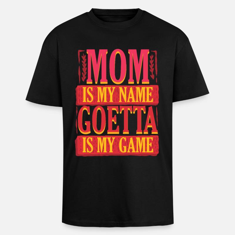 Goetta Wurst Mutter - Oversized Heavyweight Unisex T-Shirt - Schwarz