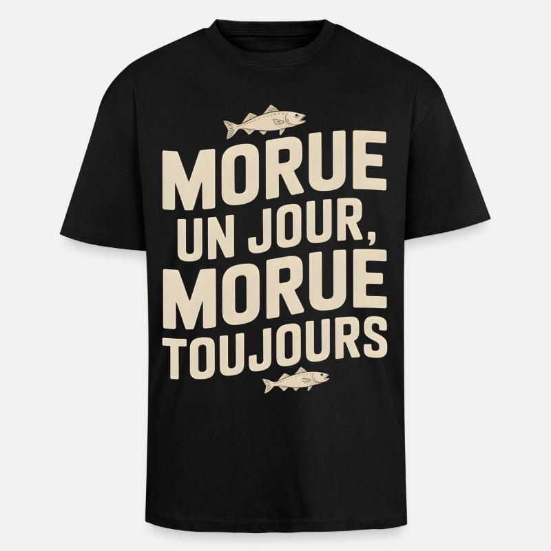 Once cod Cod - Unisex Oversized Heavyweight T-shirt - black