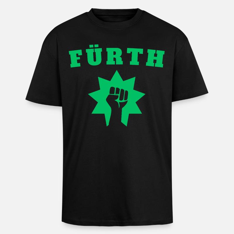 Fürth - Unisex Oversized Heavyweight T-shirt - black