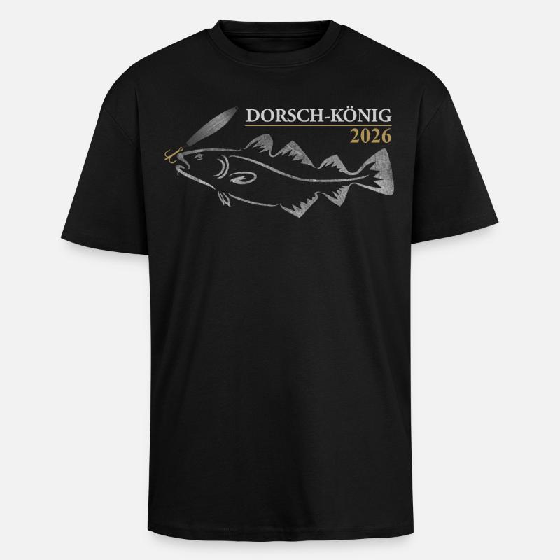 Cod King 2026 - Unisex Oversized Heavyweight T-shirt - black