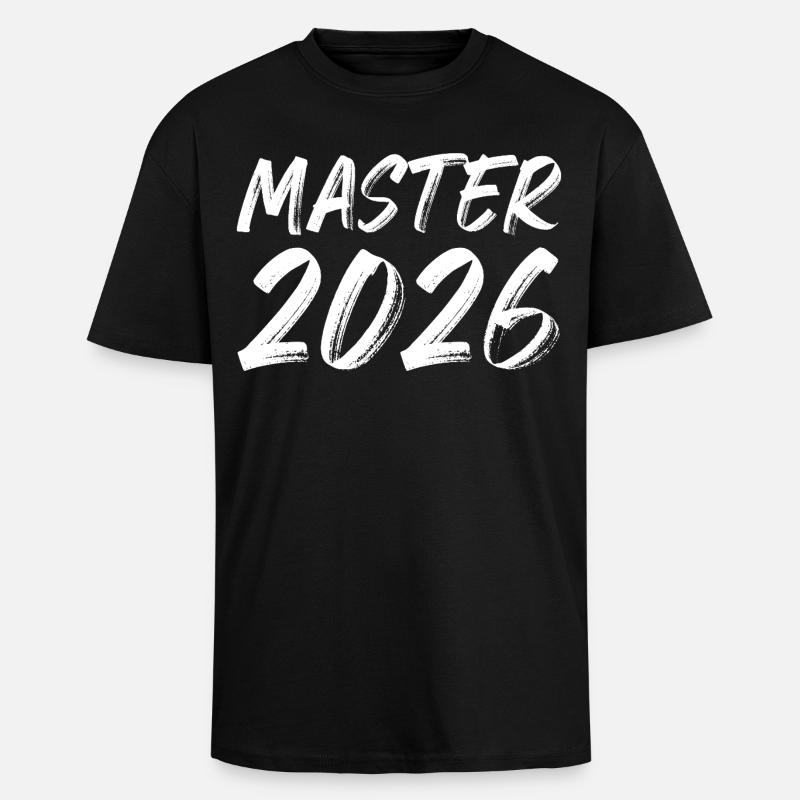 Master 2026 - Oversized Heavyweight Unisex T-Shirt - Schwarz