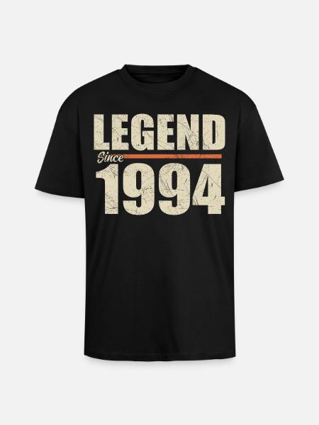Birthday 1994 | Legend since 1994 - Unisex Oversized Heavyweight T-shirt - black