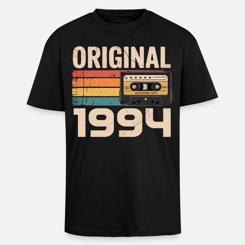 Originaler 1994er Retro-Geburtstag 1994 - Oversized Heavyweight Unisex T-Shirt - Schwarz