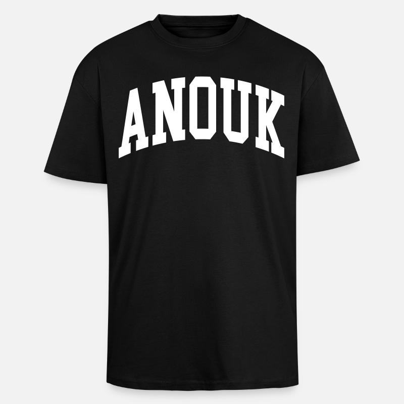 Anouk - Unisex Oversized Heavyweight T-shirt - black