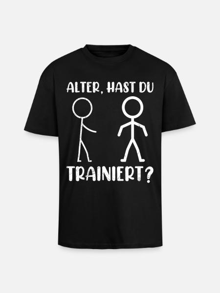Stick Figure AVEZ-VOUS FORMÉ Funny - T-shirt unisexe oversize épais - noir