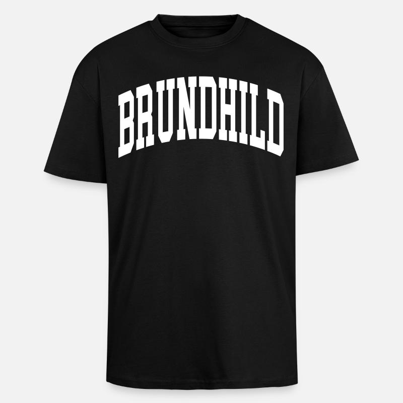 Brundhild - Unisex Oversized Heavyweight T-shirt - black