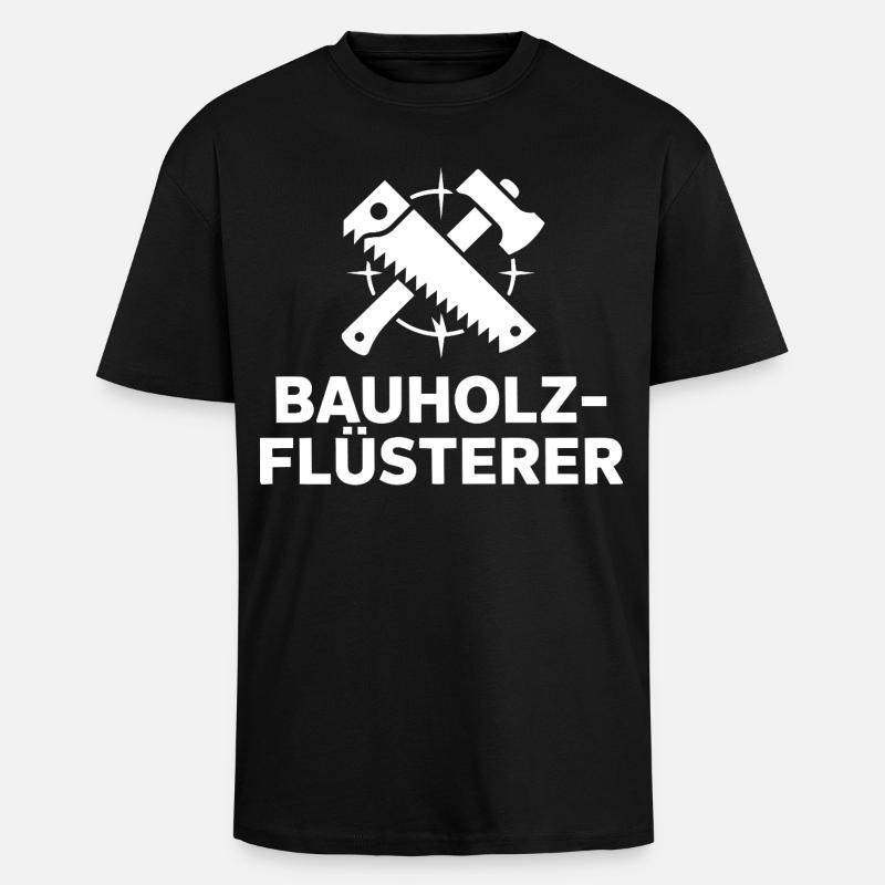 Zimmermann Zimmerer - Oversized Heavyweight Unisex T-Shirt - Schwarz