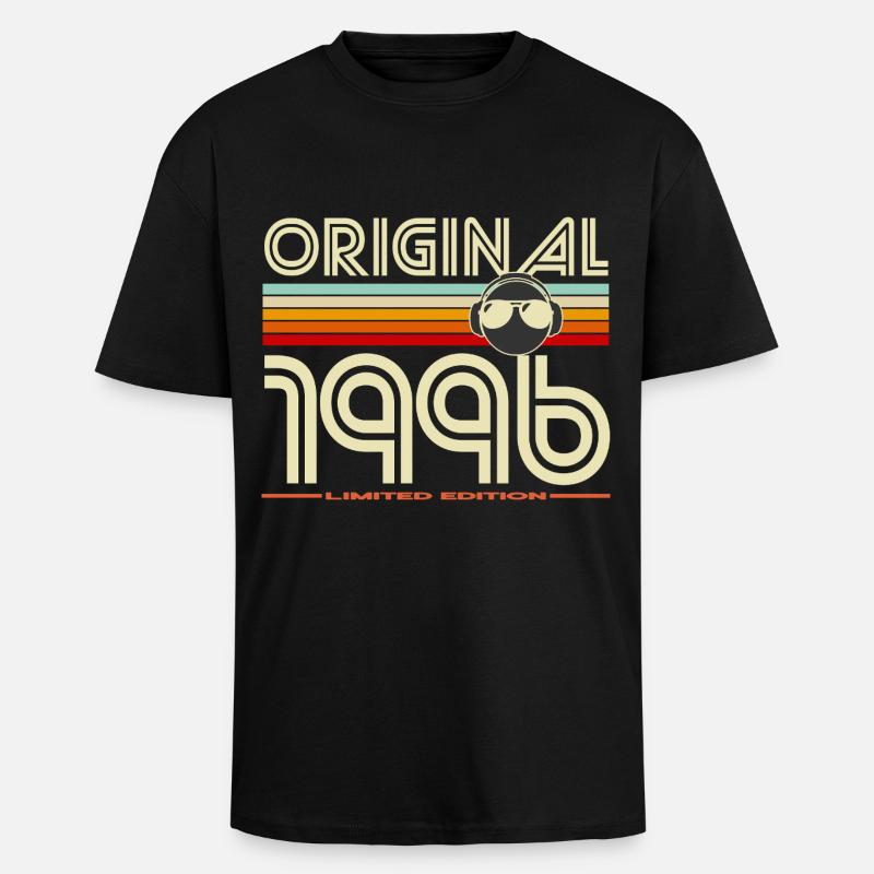 Original 1996 Edition Retro - T-shirt unisexe oversize épais - noir