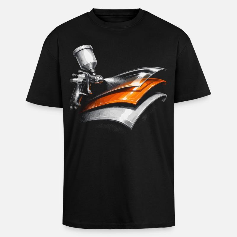 Vehicle Painter Car Painter Painter - Unisex Oversized Heavyweight T-shirt - black