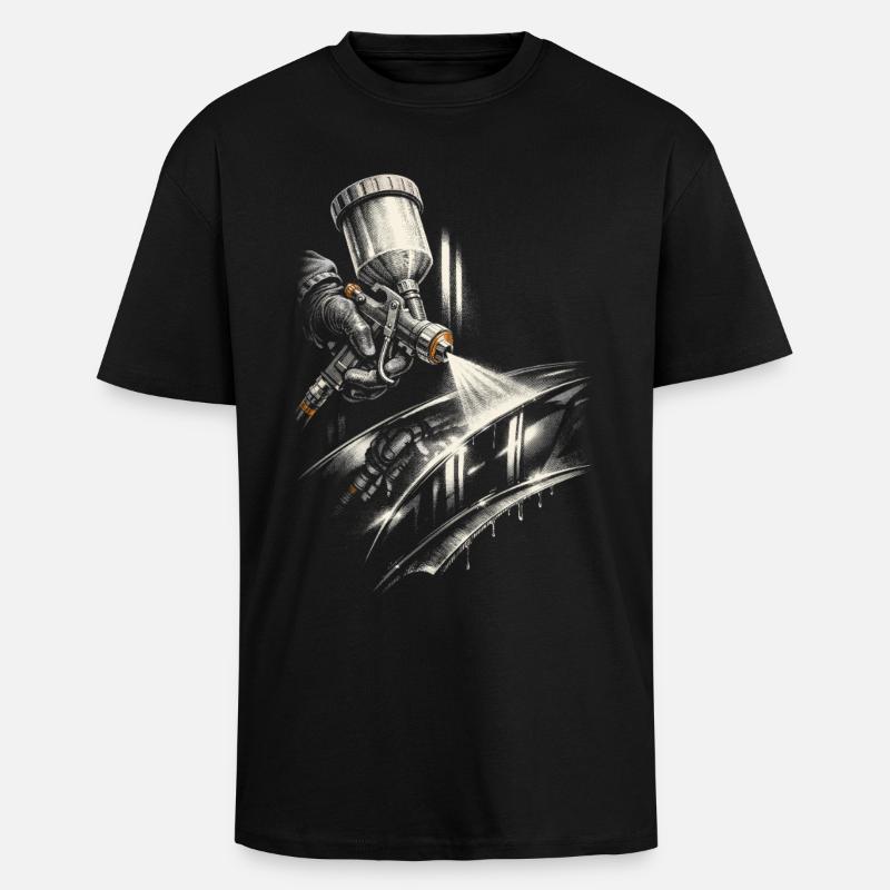 Vehicle Painter Car Painter Painter - Unisex Oversized Heavyweight T-shirt - black